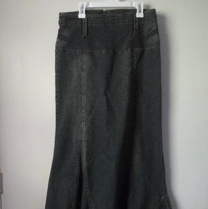 Blue jean skirt